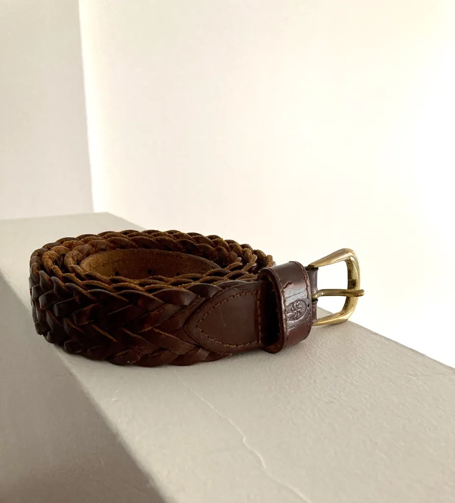 Vintage Genuine Leather Belt photo 1