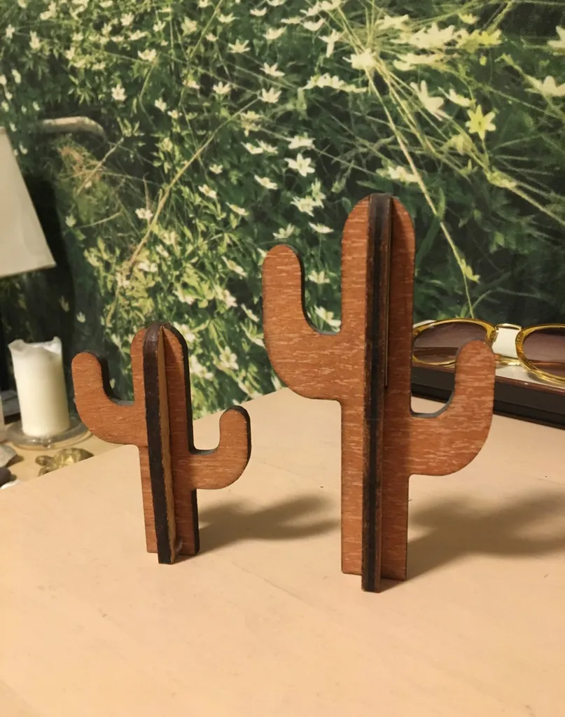 Adorable Wooden Cacti photo 1