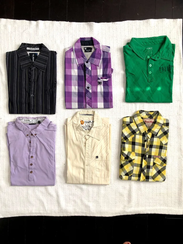 Short Sleeve Collars Men's S-M photo 1
