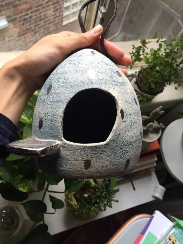 Anthropologie Hanging Planter photo 1