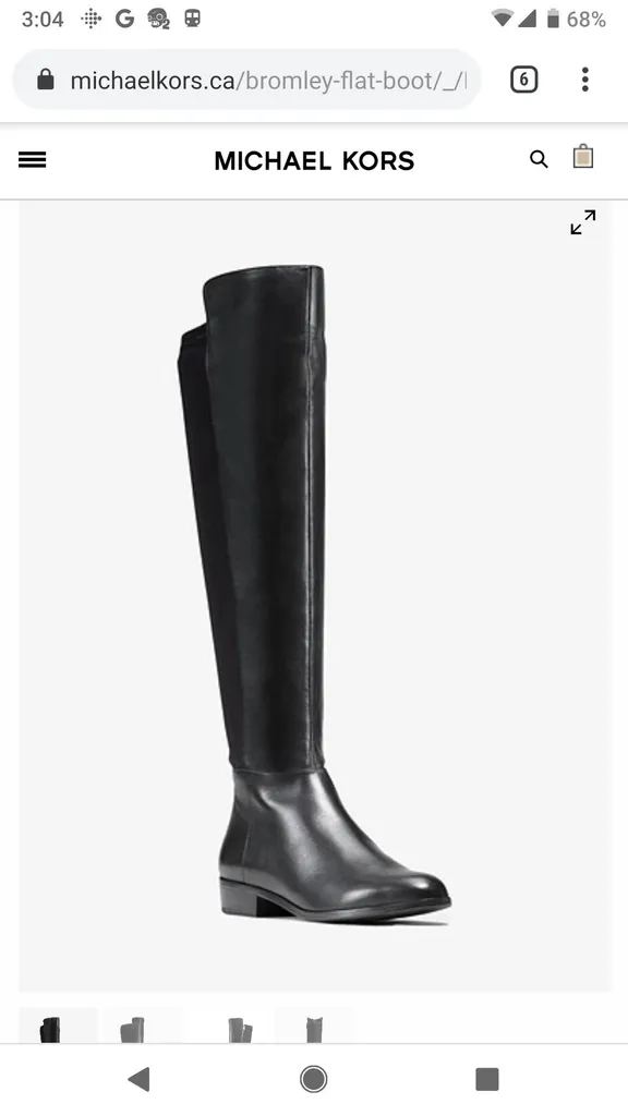 Michael Kors Bromley Flats (Tall Boots) Size 8.5 photo 1