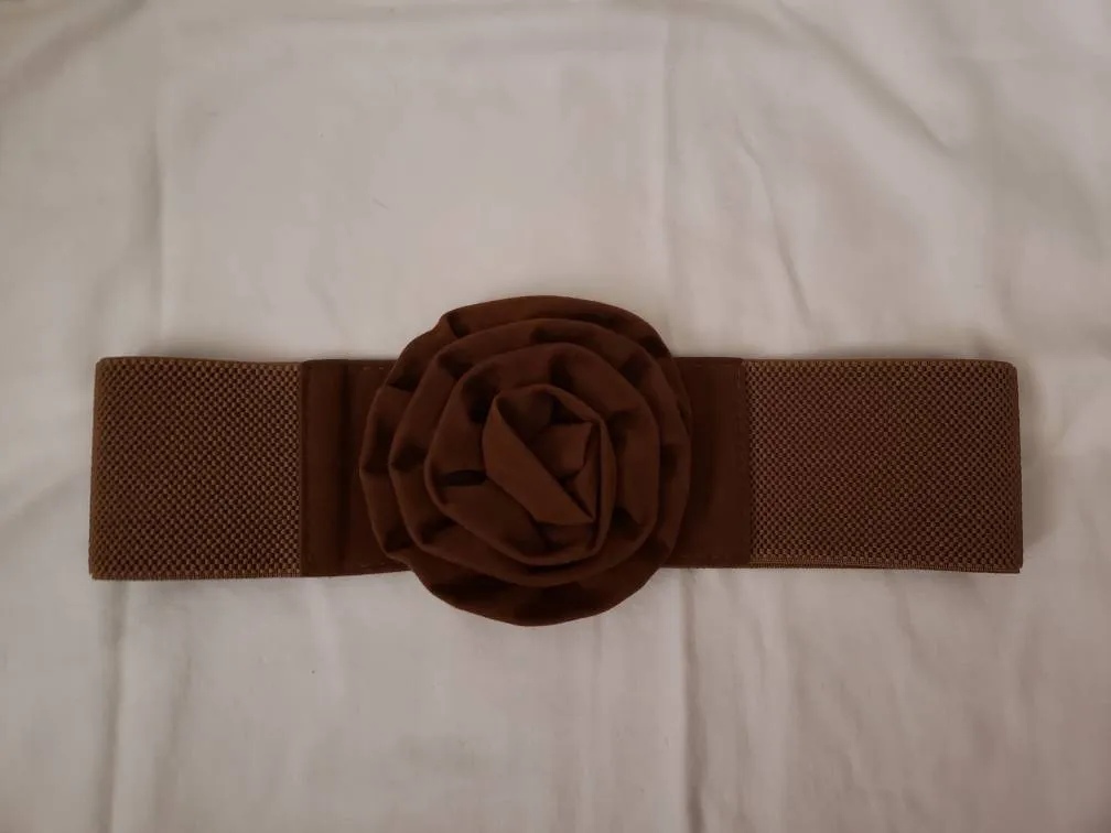 Brown Flower Belt photo 1