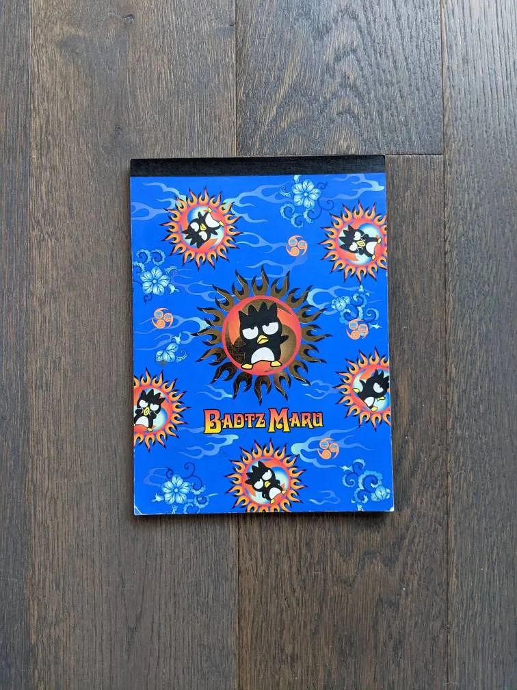 Sanrio Badtz Maru Coloured Stationary Pad photo 1