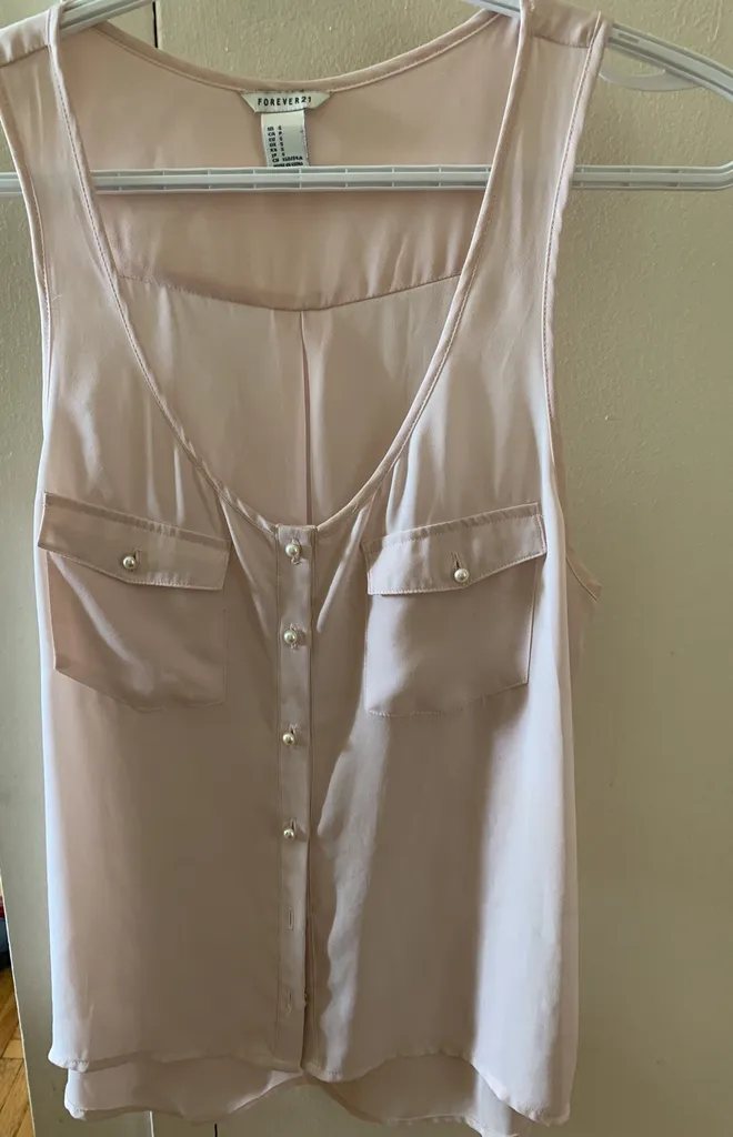 Blush Pink Tank Top photo 1