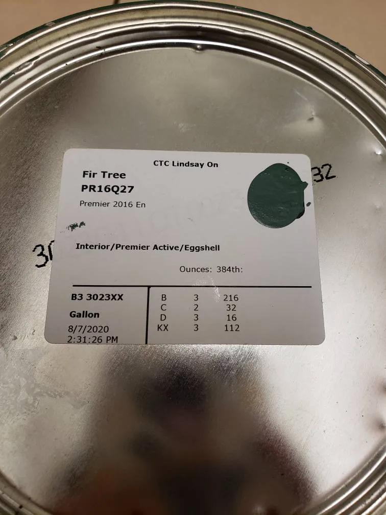 1/2 Gallon 'Fir Green' House Paint photo 1