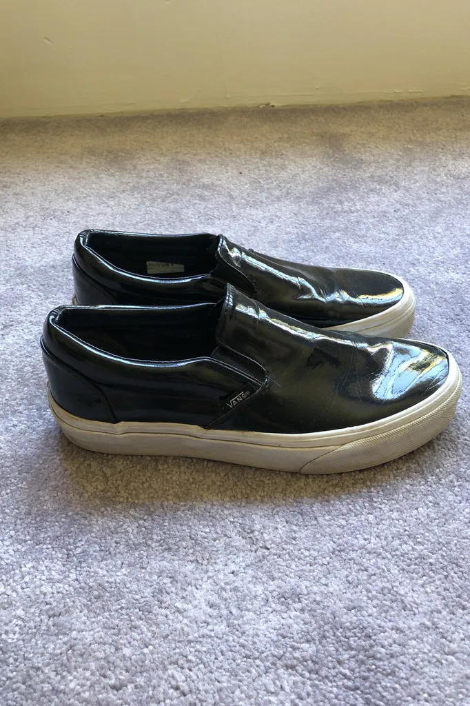 Vans Vinyl Low Top Slip Ons photo 1