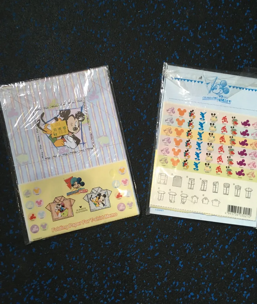 Mickey Mouse Origami Shirt 👕 Stationary photo 1