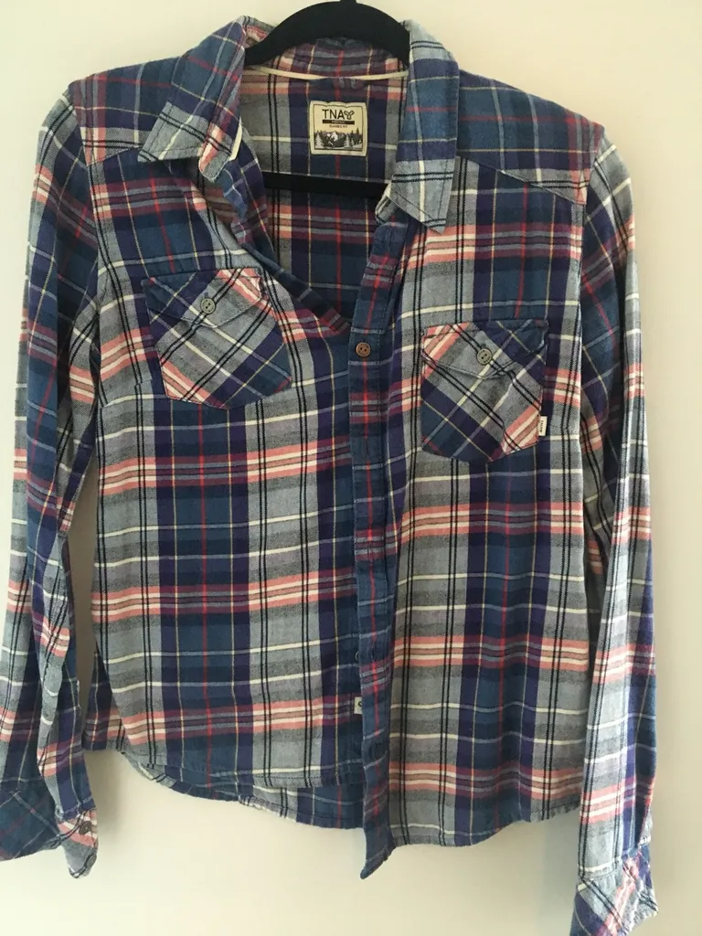 Aritzia TNA Flannel Shirt photo 1