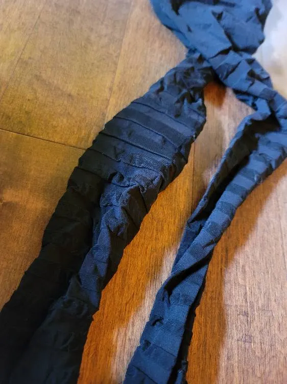 Black Striped Sheer Tights photo 1