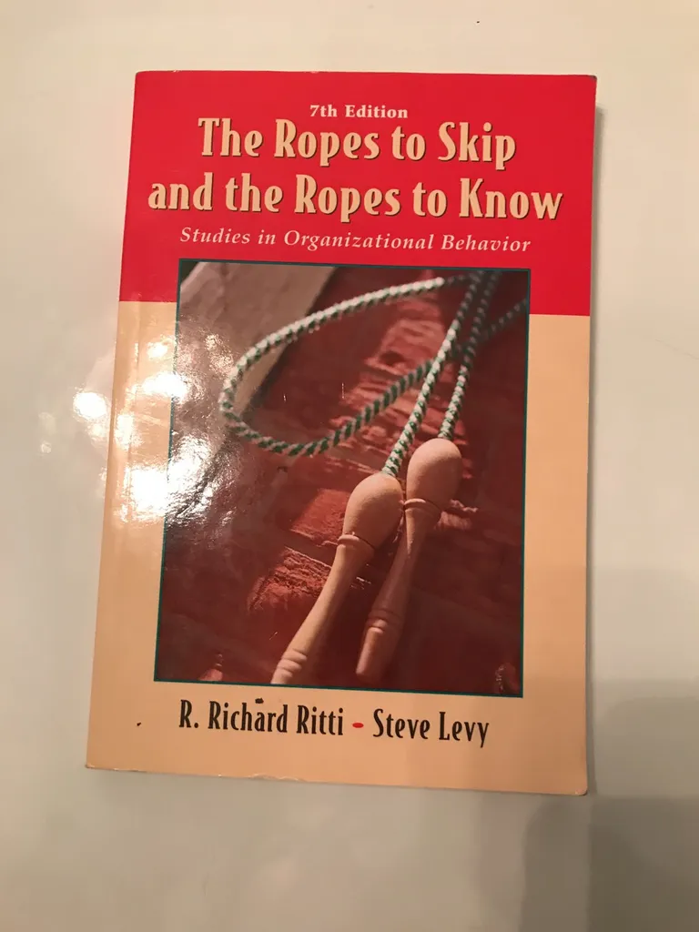 BOOK: The Ropes To Skip And The Ropes To Know photo 1