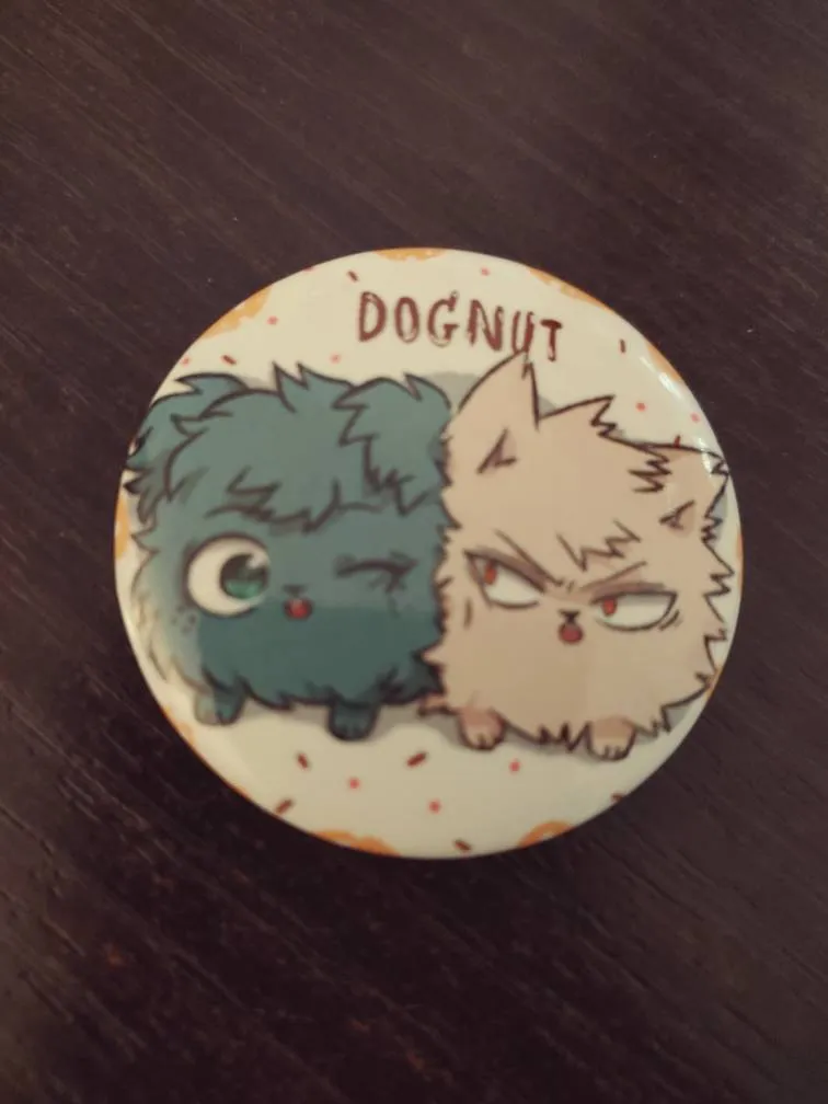 BakuDeku Dog Button photo 1