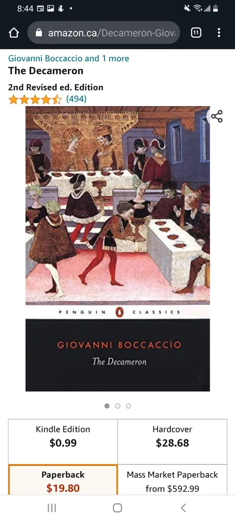 The Decameron Giovanni Booccaccio photo 1