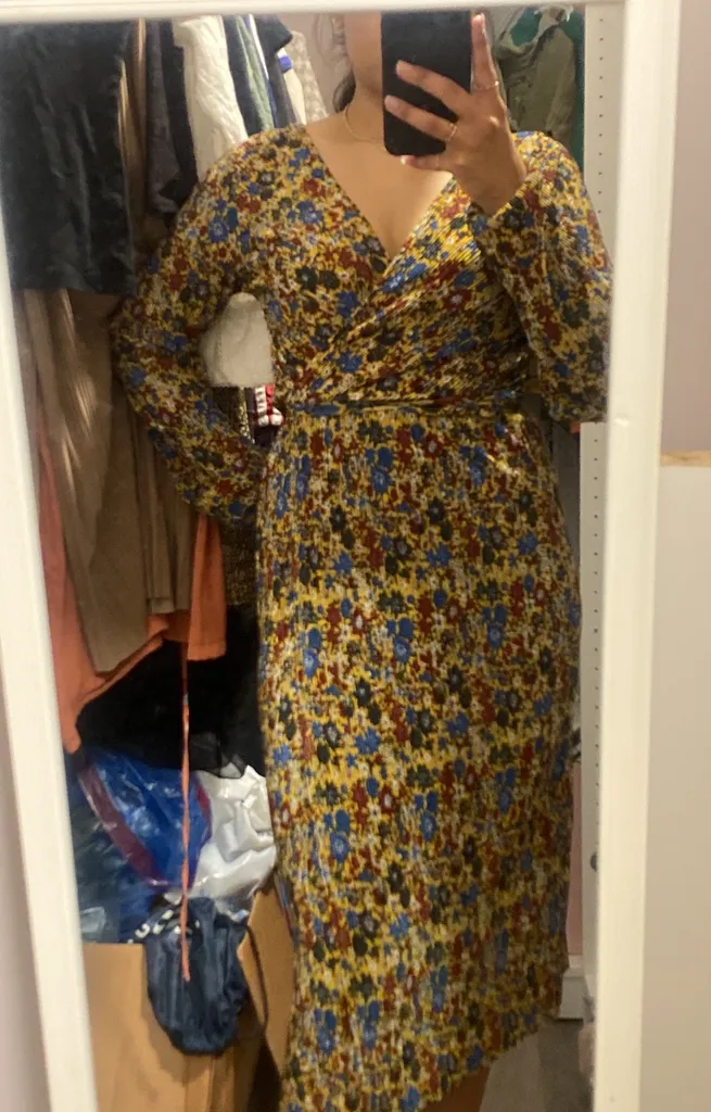 BNWOT 2 In 1 Floral Wrap Dress photo 1