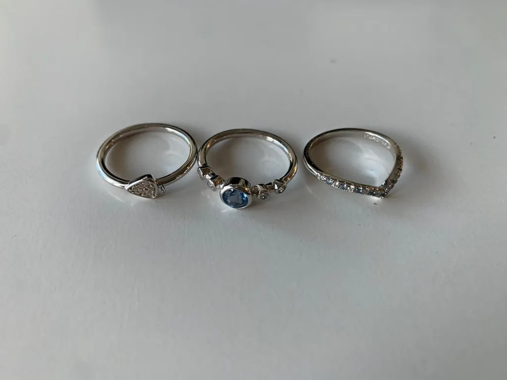 New Size 10 Stacking Rings photo 1