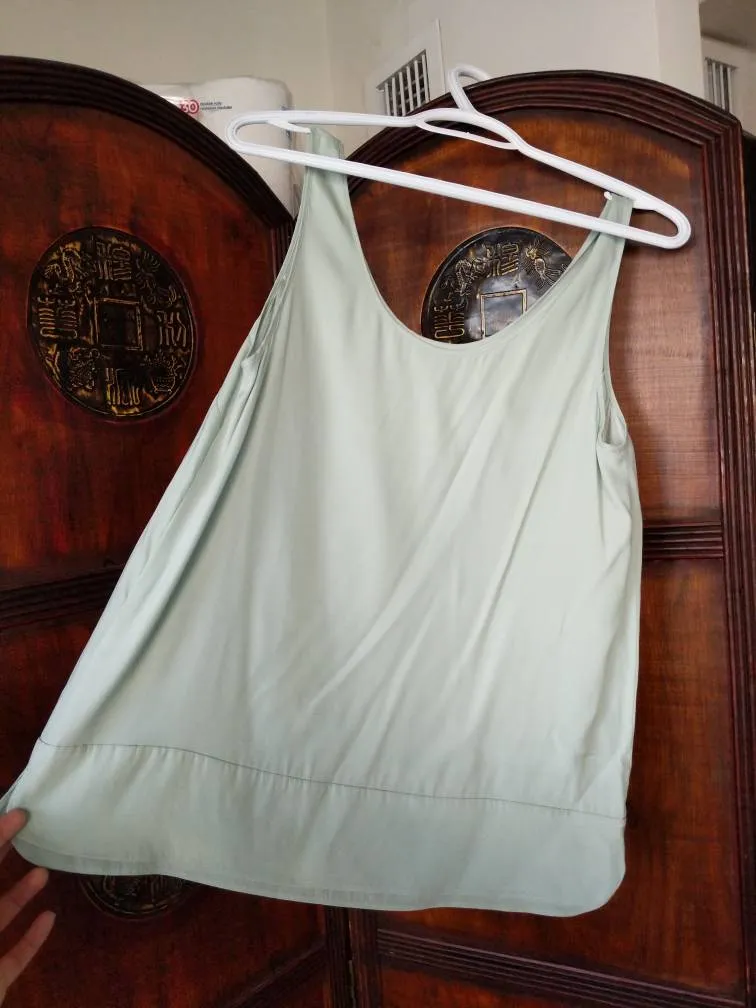 Silk Teal Tank Top photo 1