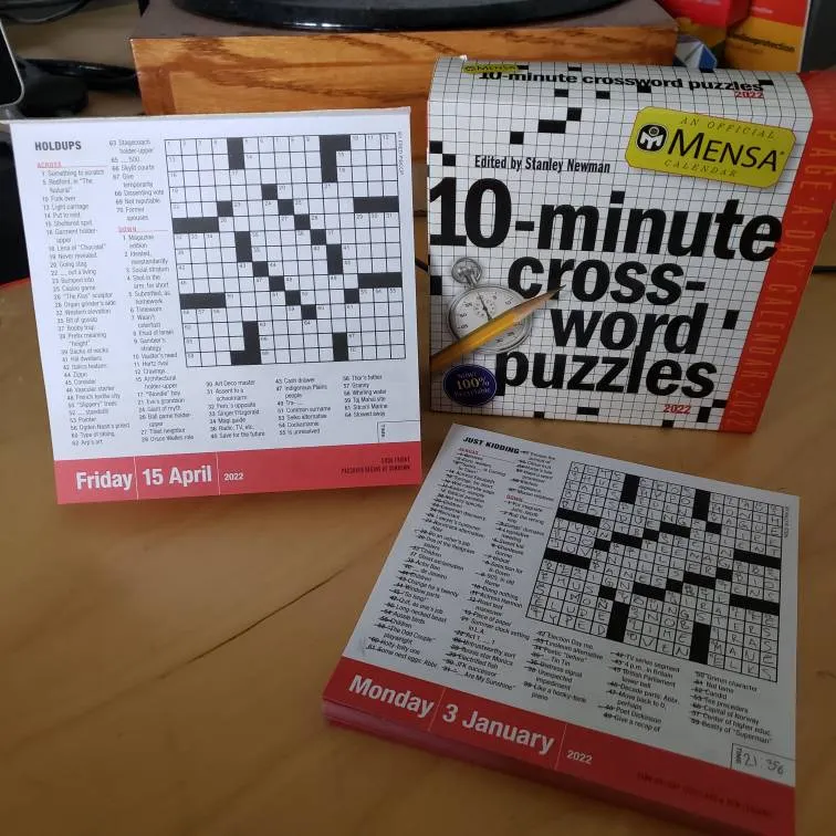 Crossword Puzzle-a-day Calendar photo 1