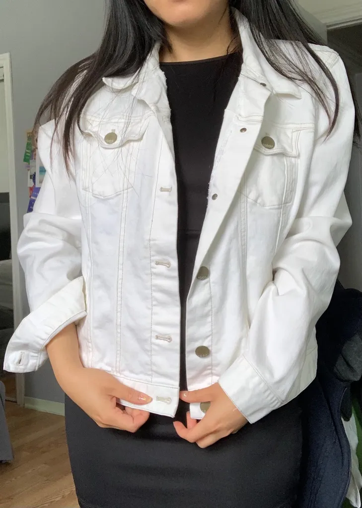 White Jean Jacket photo 1