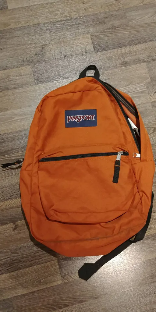 Orange Jansport Knapsack photo 1