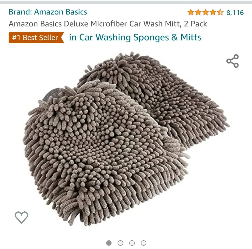 Microfiber Car Wash Mit - Only One photo 1