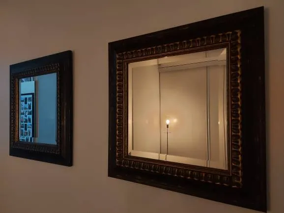2 Matching Decorative Mirrors photo 1