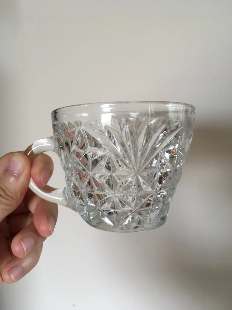 Set Of 4 Vintage Glass Cups photo 1
