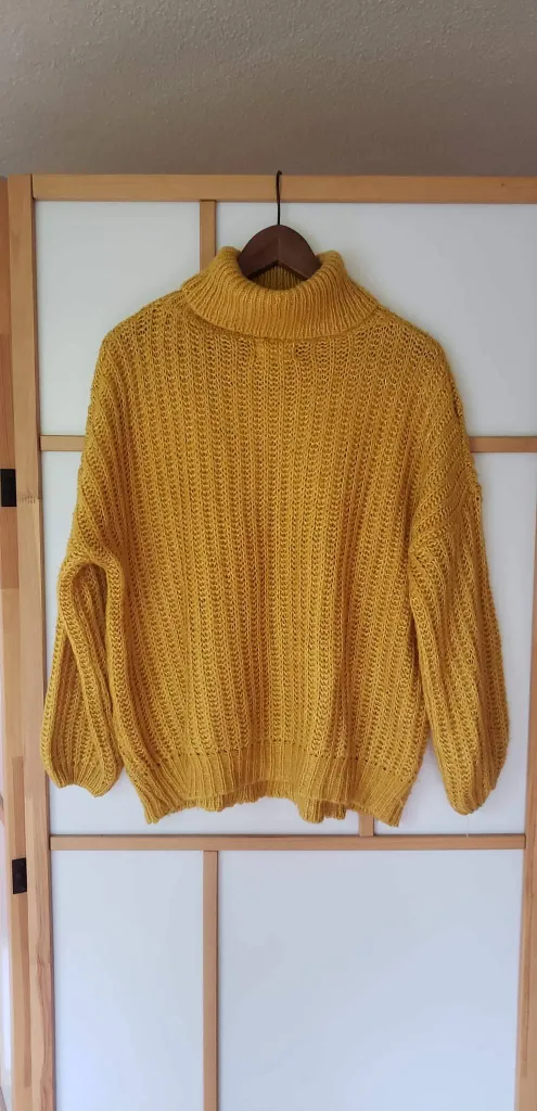 Yellow Warm Sweater S/M photo 1