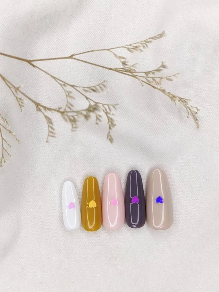 Monochrome Colourful Sweet Candy Press-On Nails. Simple Class... photo 1