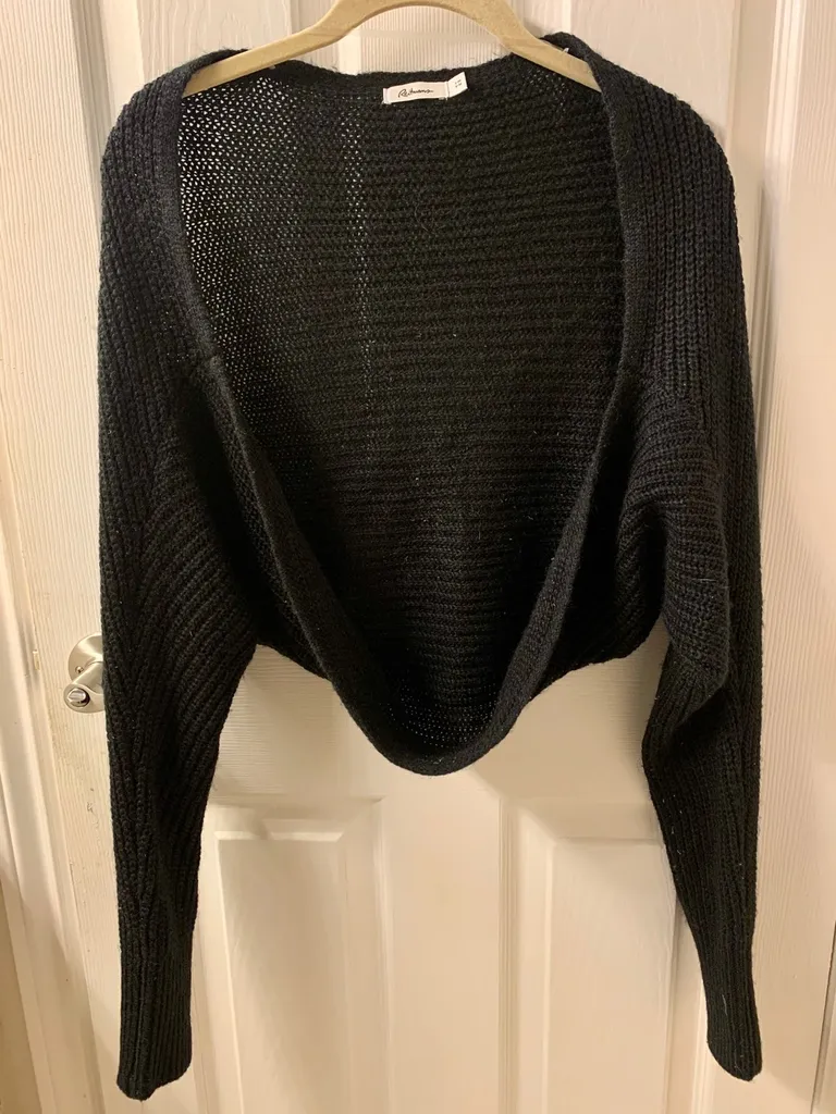 Black Long Sleeved Shrug photo 1