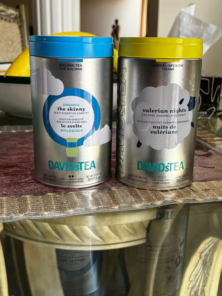 *new* David’s Tea Tins (70g & 80g) photo 1