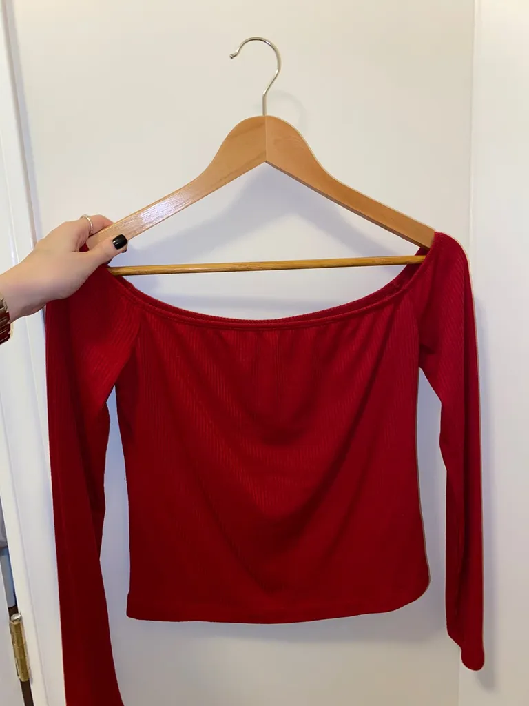 Red Off the Shoulder photo 1