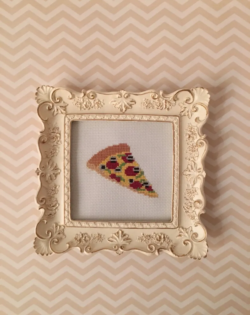 Pizza Cross Stitch photo 1