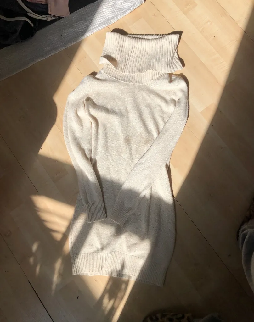 Xs Cream Turtleneck Sweater Dress photo 1