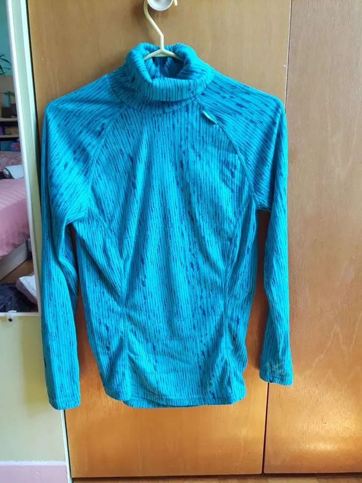 Blue fleecy sport jacket size S photo 1