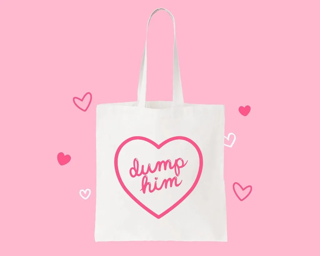 💖 DUMP HIM tote bag 💖 photo 1