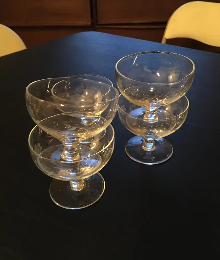 Vintage Glass Nappies photo 1