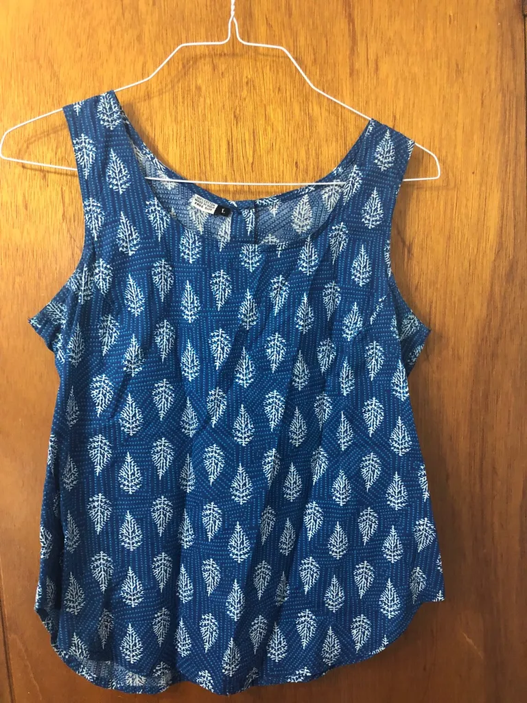 Large Blue Tank Top photo 1