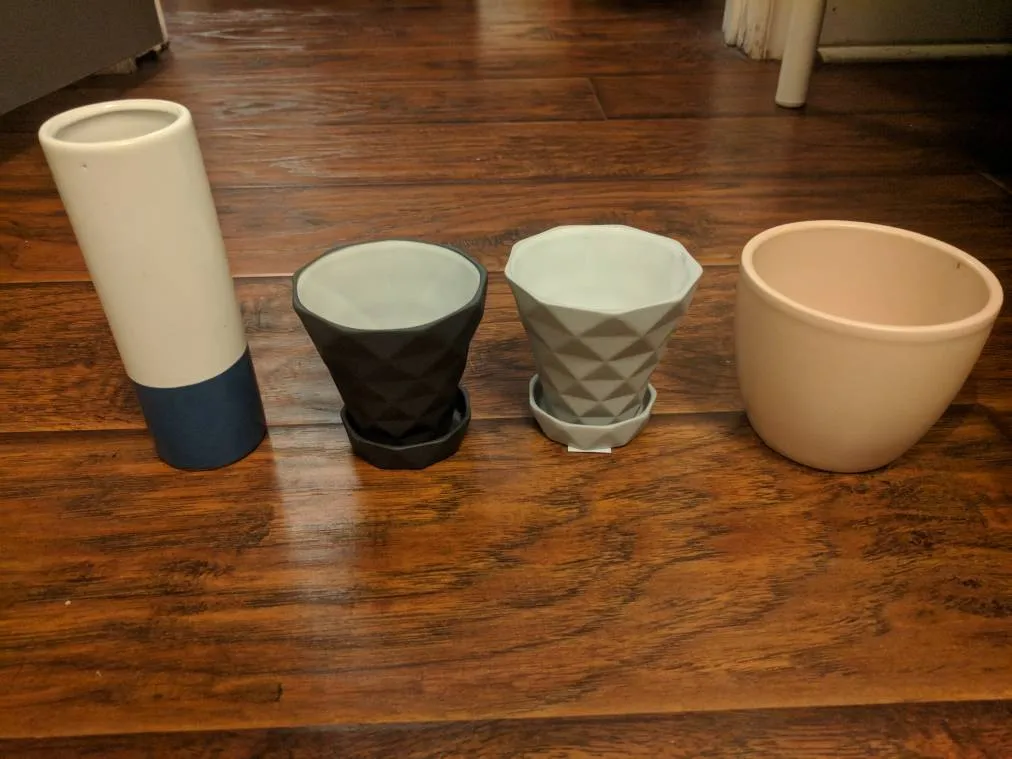 Assorted Planters And Vases photo 1