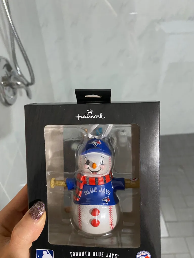 Toronto Blue Jays Snowman / Christmas Ornament photo 1