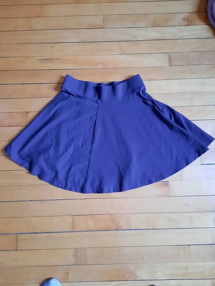Purple skater skirt photo 1