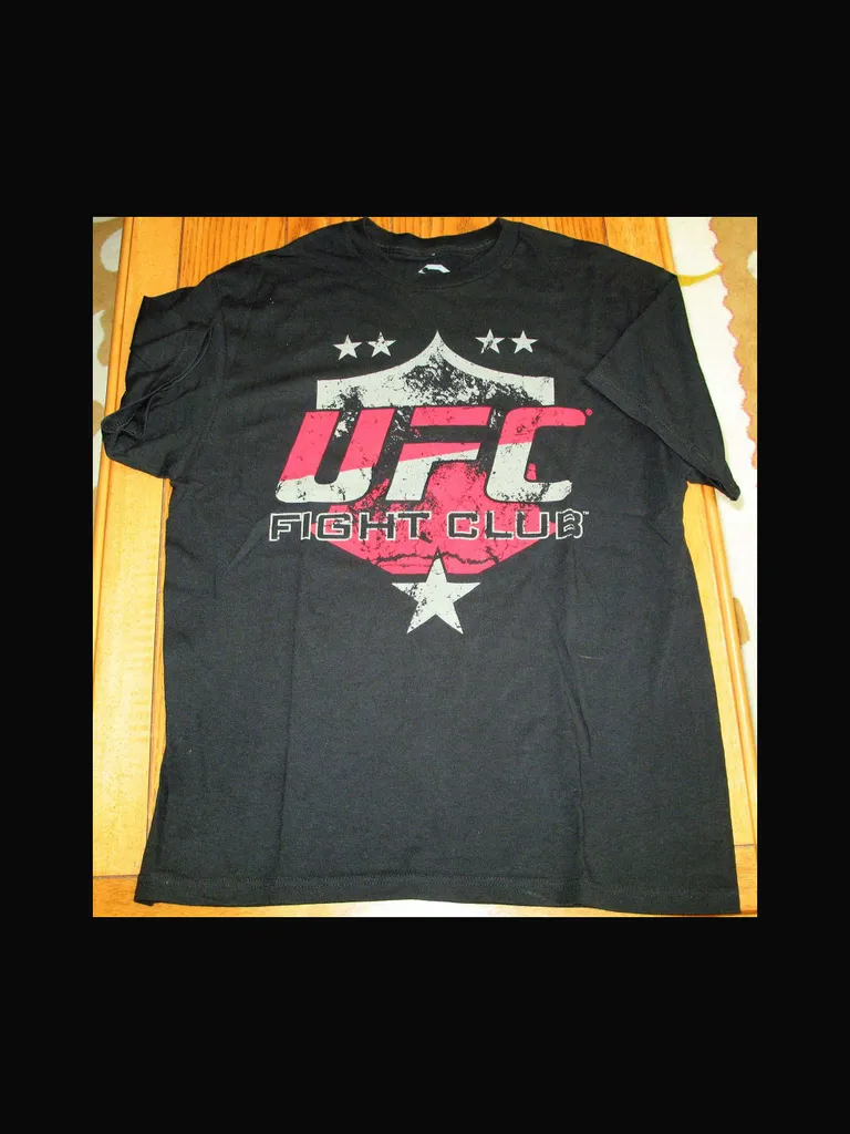 UFC 129 Fight Club Tee Shirt & RARE Bandana Sz Large Mortal C... photo 1