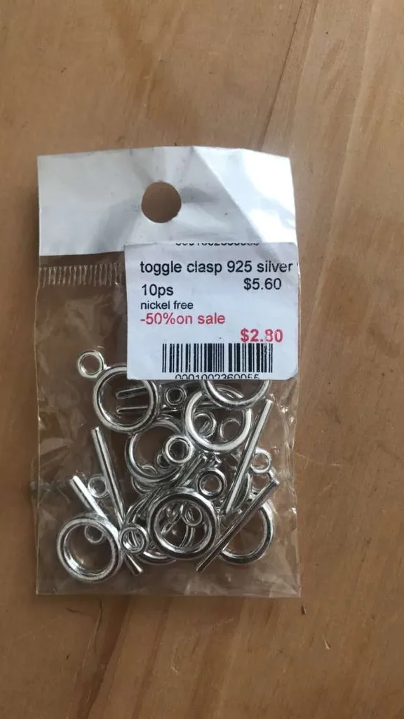 Silver Necklace Clasps photo 1