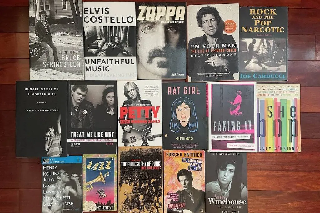 Music Bios Etc. Books Tom Petty Zappa Carrie Brownstein Elvis... photo 1