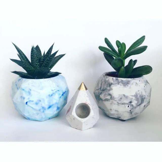 Geometric planters photo 1