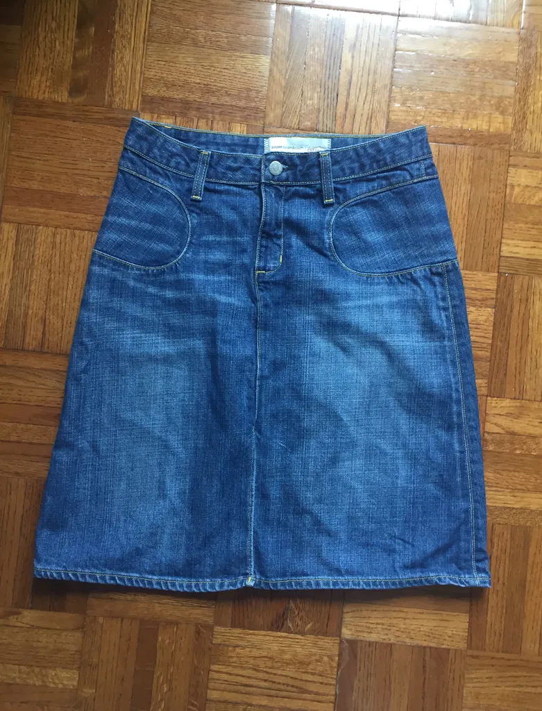Paper Denim and Cloth Tsunami denim skirt size 27 photo 1