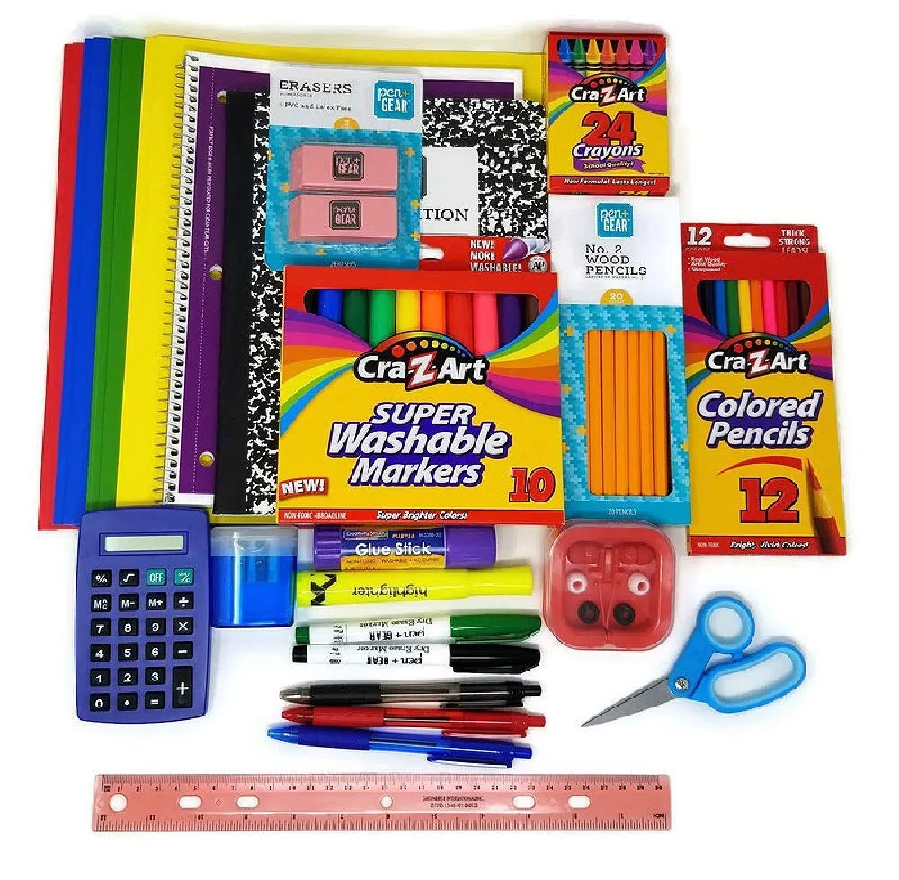 Bunch Of School Supplies photo 1
