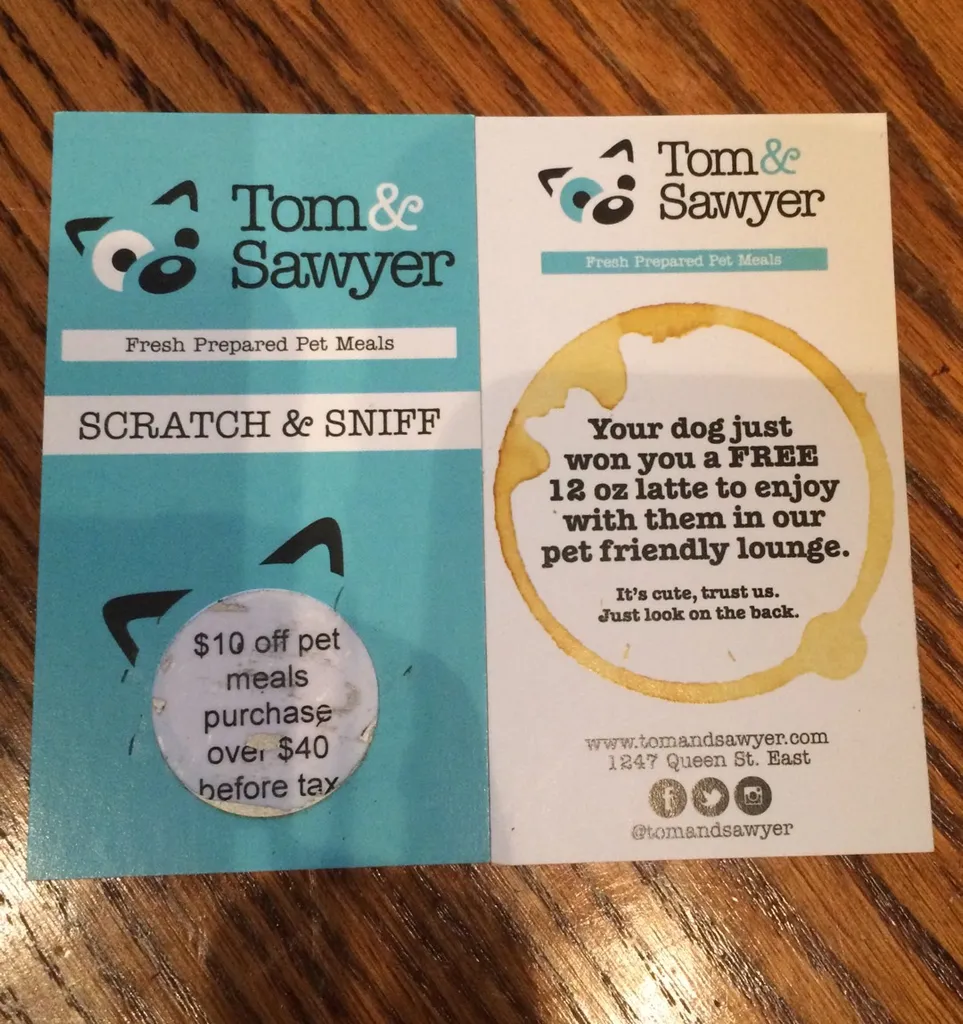 Pet Food $10 Off Coupon At Tom & Sawyer photo 1