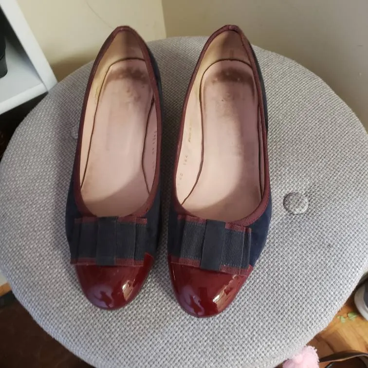 Size 10 Italian Genuine Leather Flats photo 1