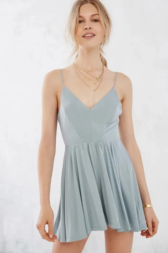 UO Vanessa Cupro Playsuit M photo 1