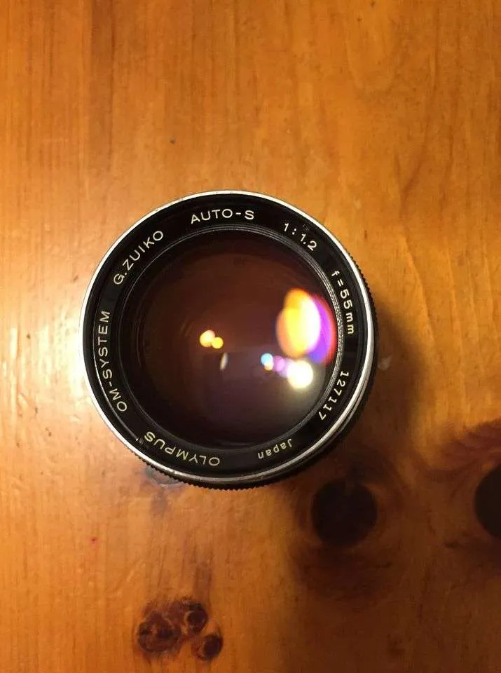 Olympus 55mm f1.2 lens for film cameras photo 1