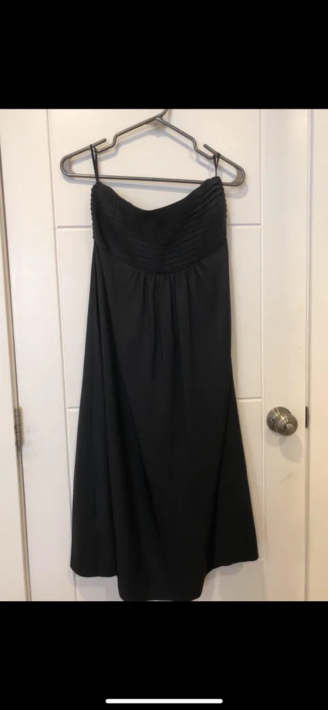 Banana Republic Silky Strapless Dress Like New Size 4-6 photo 1